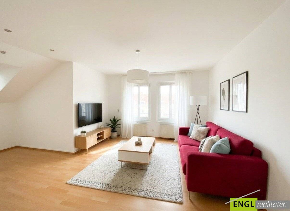 Dachgeschosswohnung Ruhige Grünlage Gartenblick