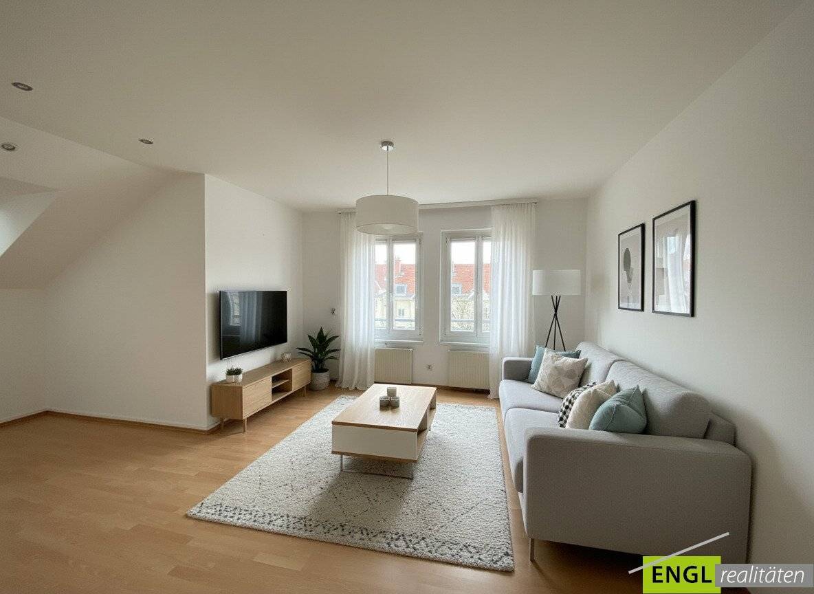 Top floor apartment quiet green location garden view