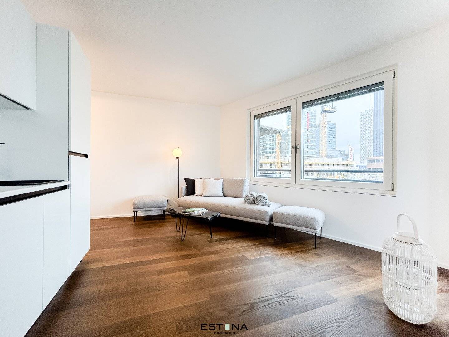 2 room apartment with unobstructed view of the New Danube