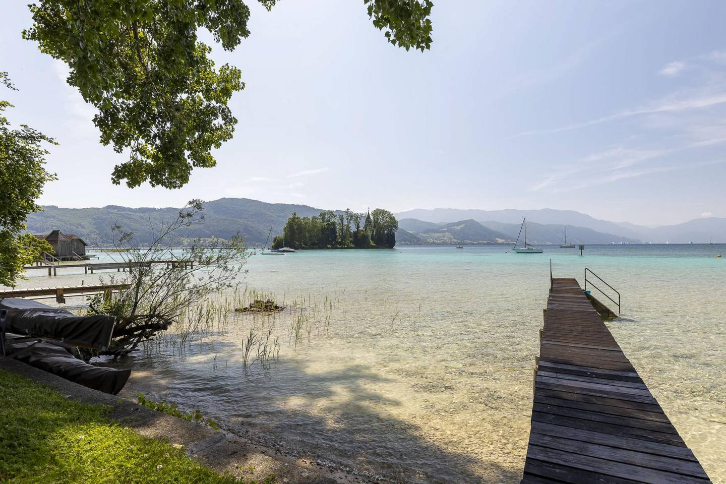 Seeliegenschaft Litzlberg mit Steg