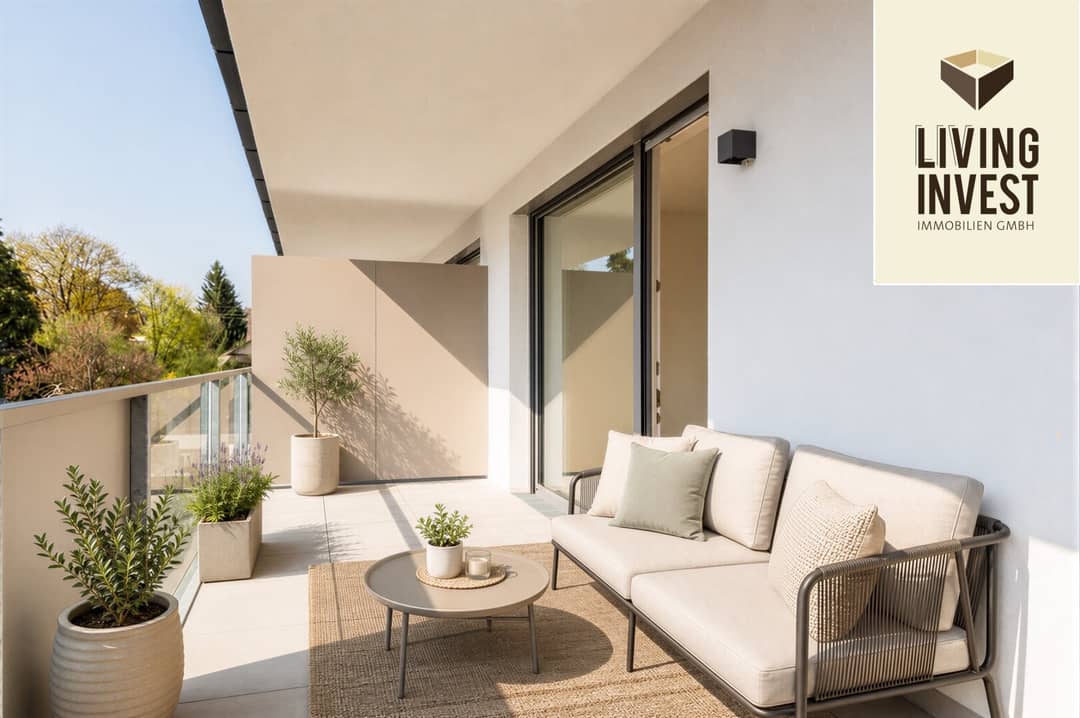 Newly built first occupancy apartment balcony garage
