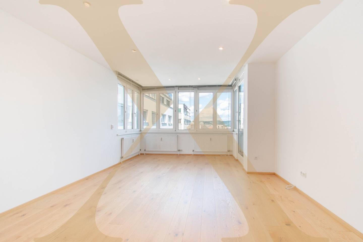 Wohnung in central Urfahr location with loggia