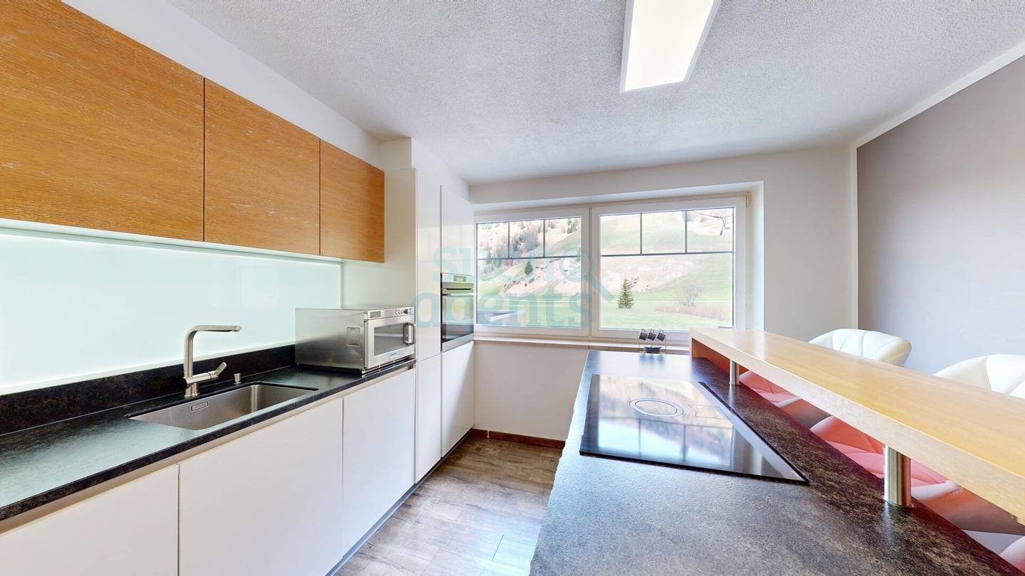 Renovated apartment in Schmirn with garden terrace