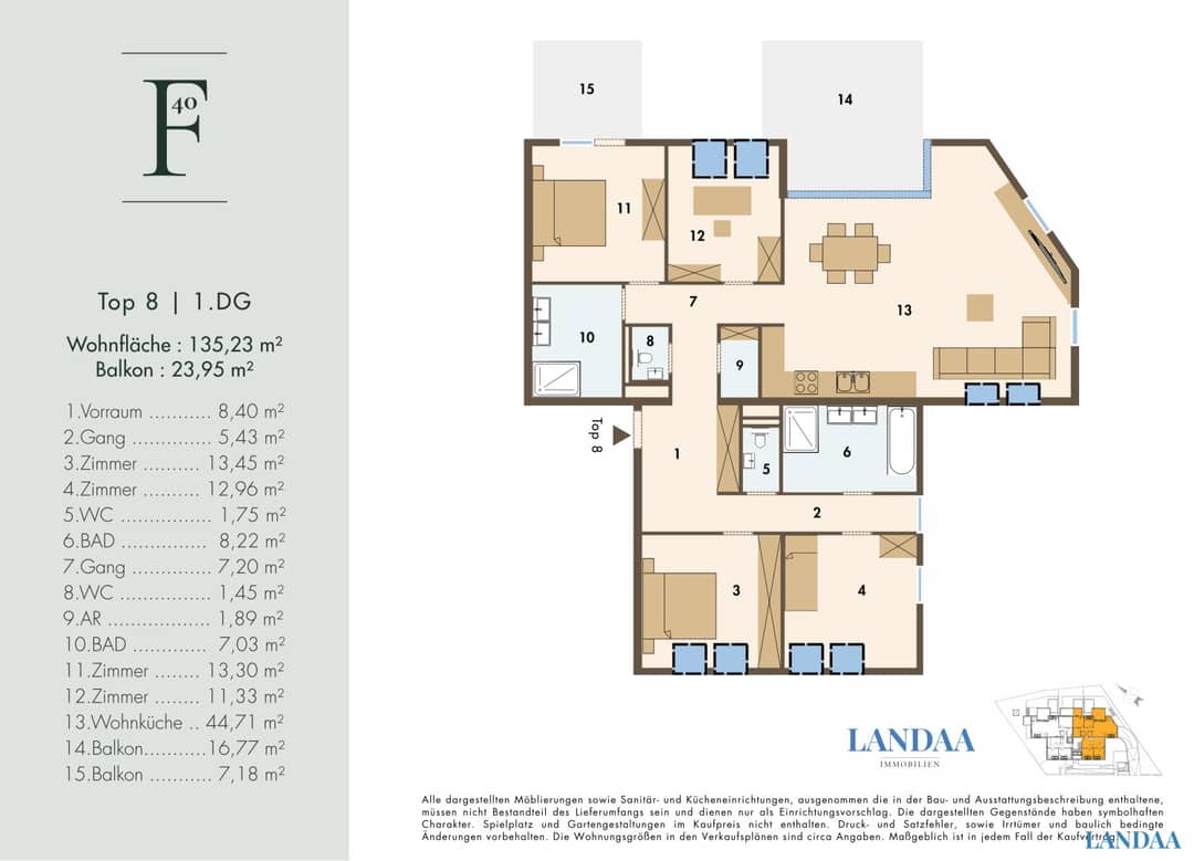 Penthouse Apartment Döbling 135m²