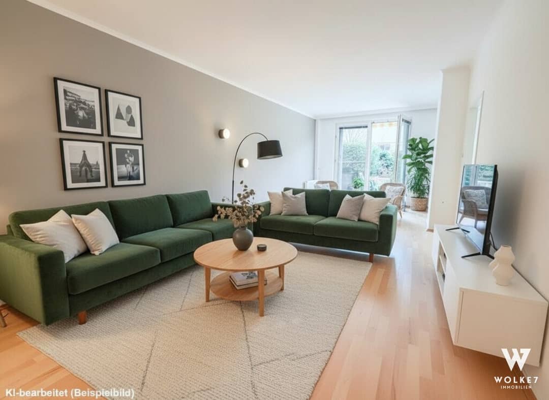 Erdgeschosswohnung mit Garten in ruhiger Grünlage
