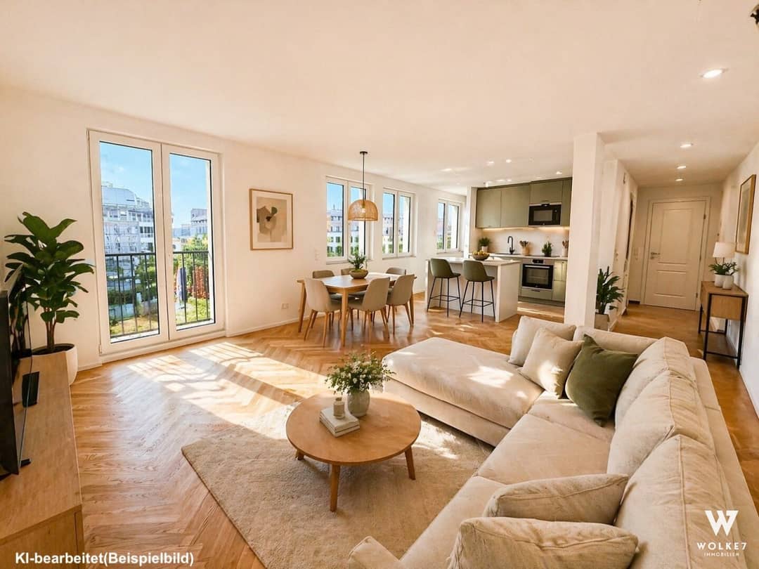 Apartment first occupancy after core renovation with city view