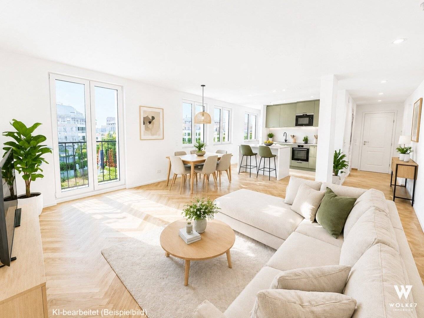 Wohnung Erstbezug nach Kernsanierung mit Stadtblick