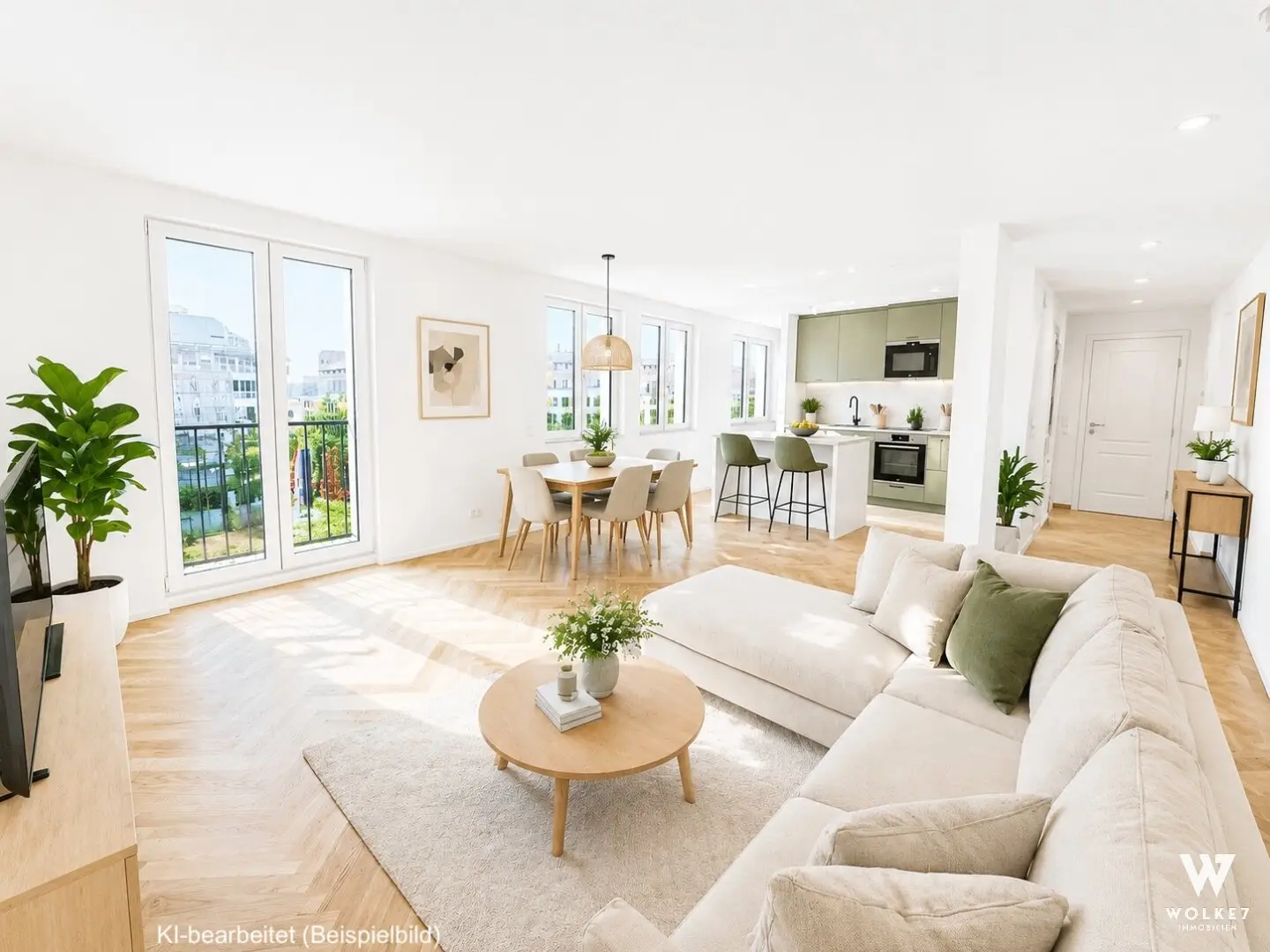 Wohnung Erstbezug nach Kernsanierung mit Stadtblick