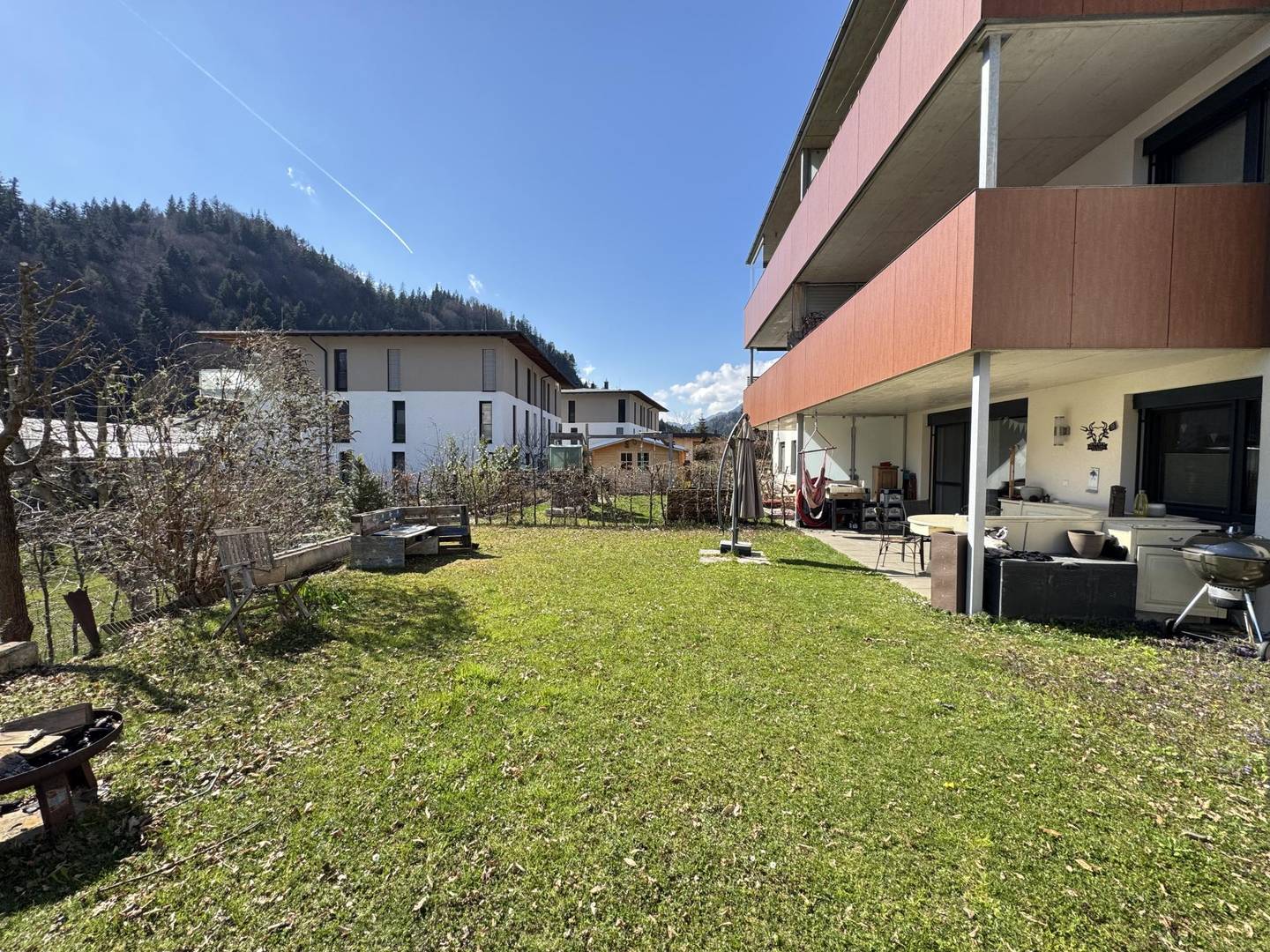 Ground floor apartment with private garden and terrace
