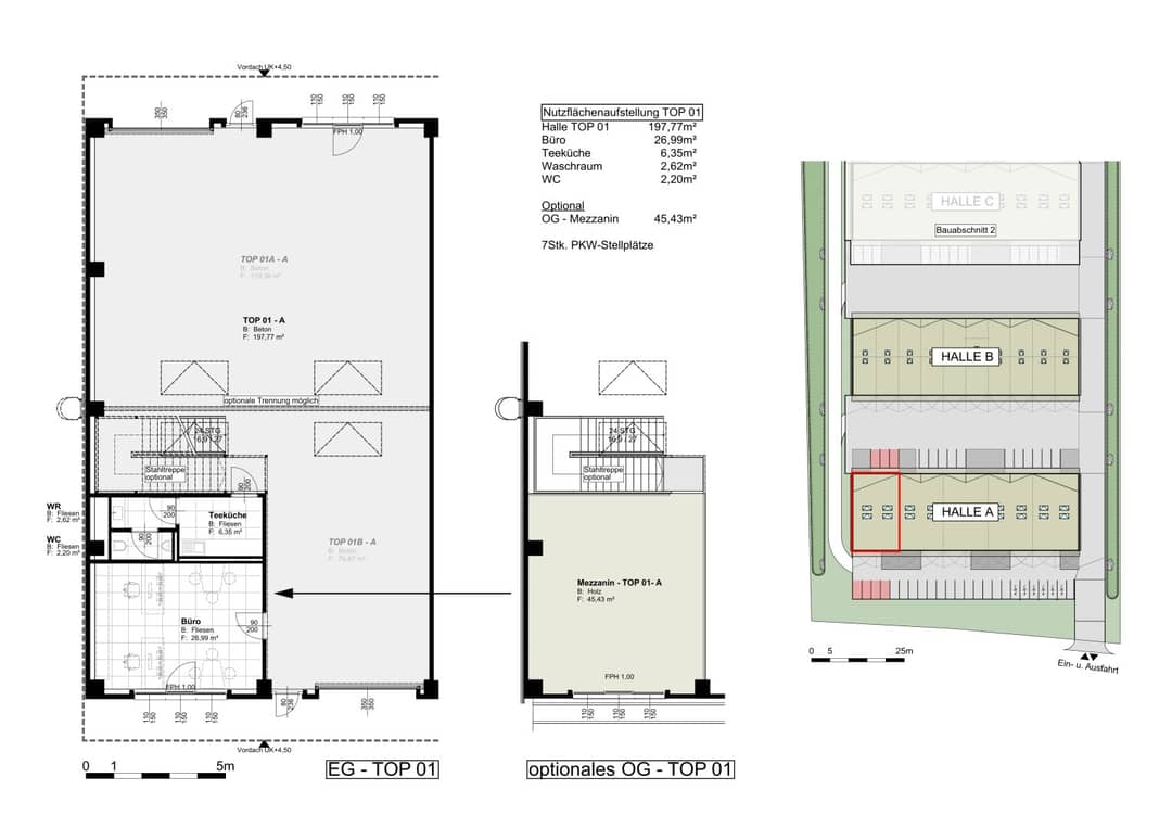 Modern Commercial Hall Antau 280m²