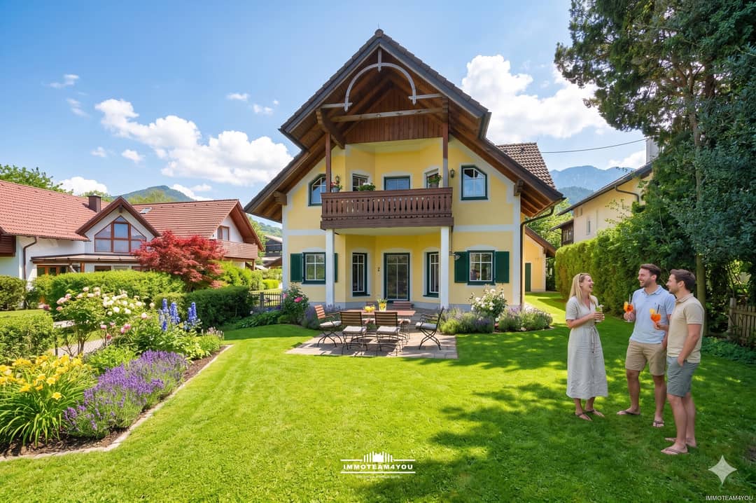 Ground Floor Apt with Garden at Attersee