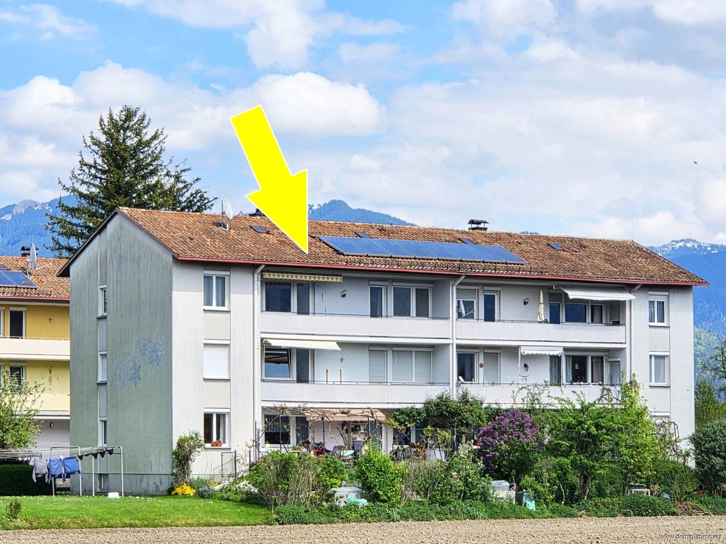 Apartment 4,5 rooms sunny balcony mountain view