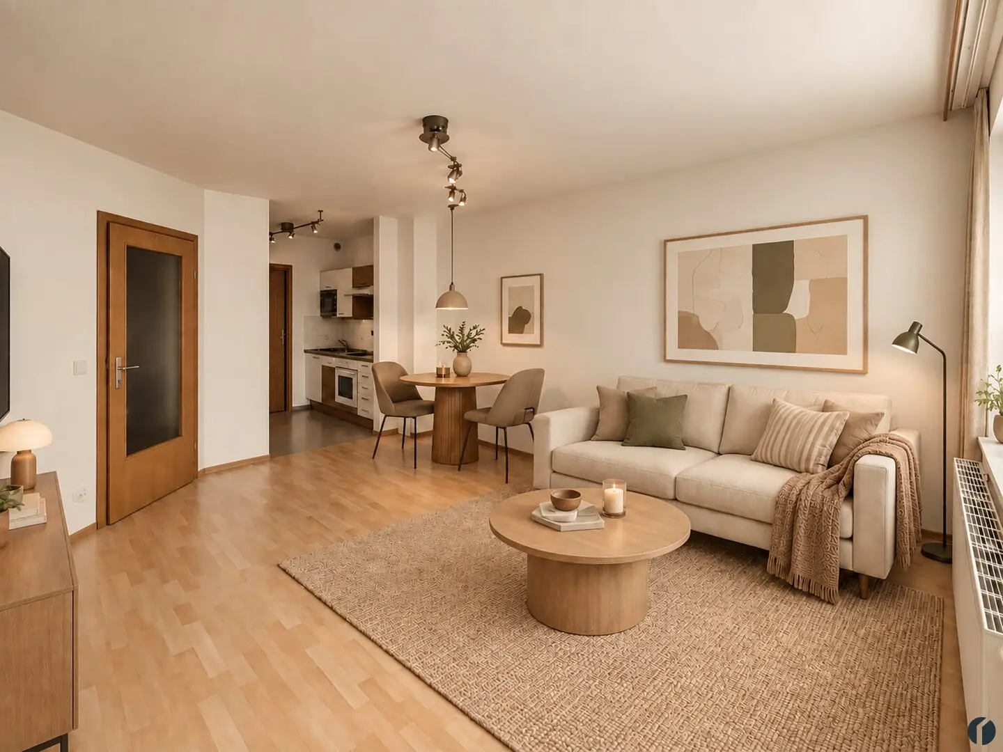 Well-maintained condominium with covered balcony