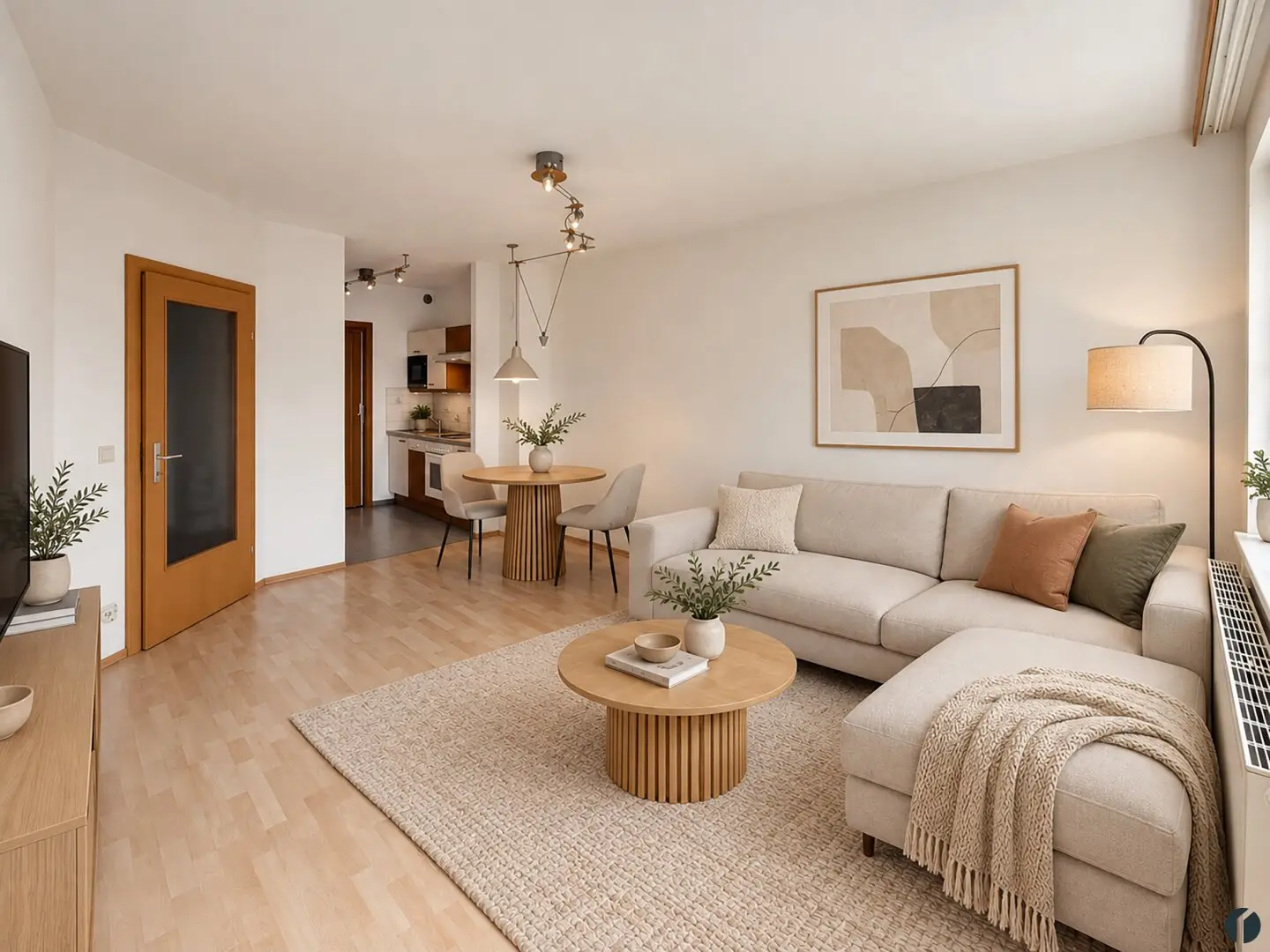 Well-maintained condominium with covered balcony