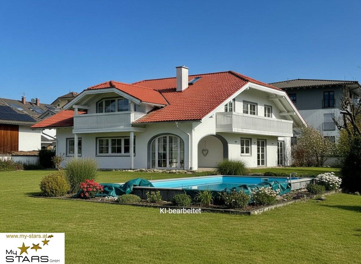 Villa with Pool in Simbach, 10 rooms, with garden, terrace and double garage