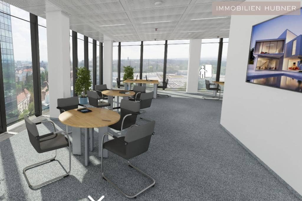 Apartment with a view over Vienna from the 13th floor to the sky