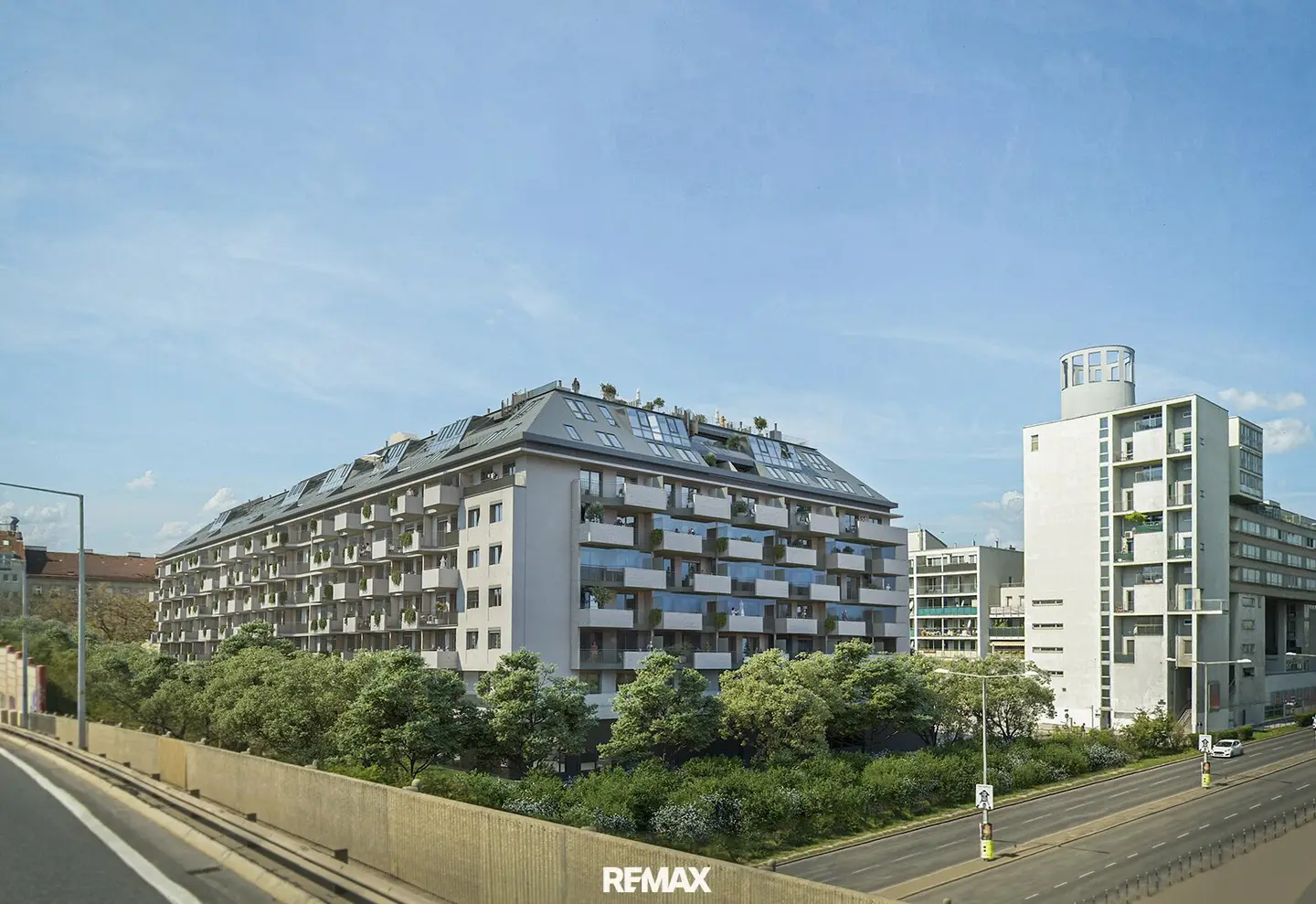 Wohnung nahe Donau und Millenium City hell