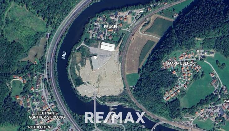 Gewerbe & Industrieflächen voll aufgeschlossen direkt neben der A9 in Frohnleiten - 2000 m²