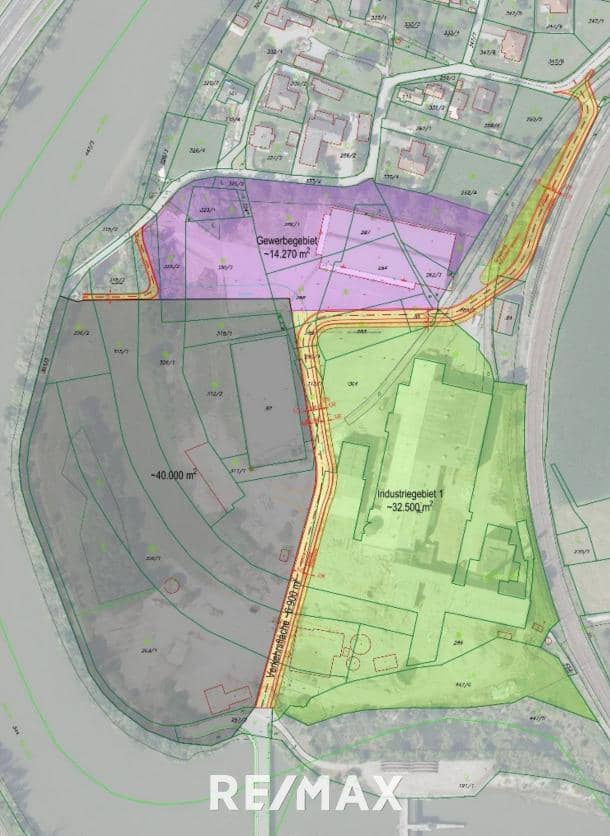 Gewerbe & Industrieflächen voll aufgeschlossen direkt neben der A9 in Frohnleiten - 10.000 m²