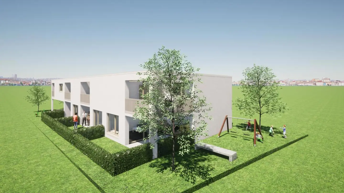 Neubau Erdgeschosswohnung mit Privatgarten und Keller