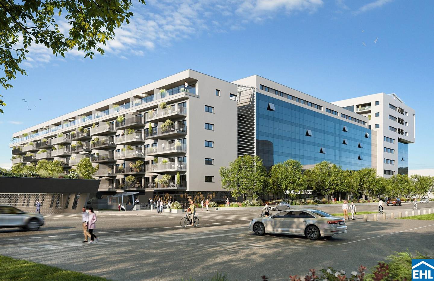 Green Oasis in the City – Living with Park & Playground in the Courtyard