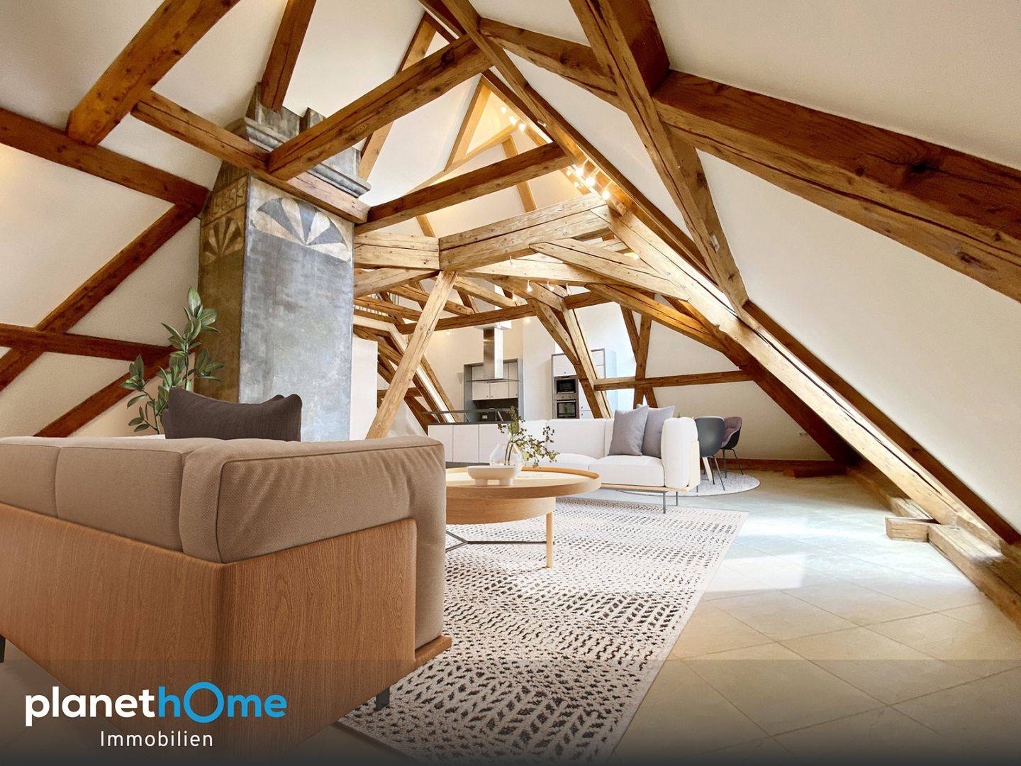 Top floor apartment loft in Vienna roof terrace