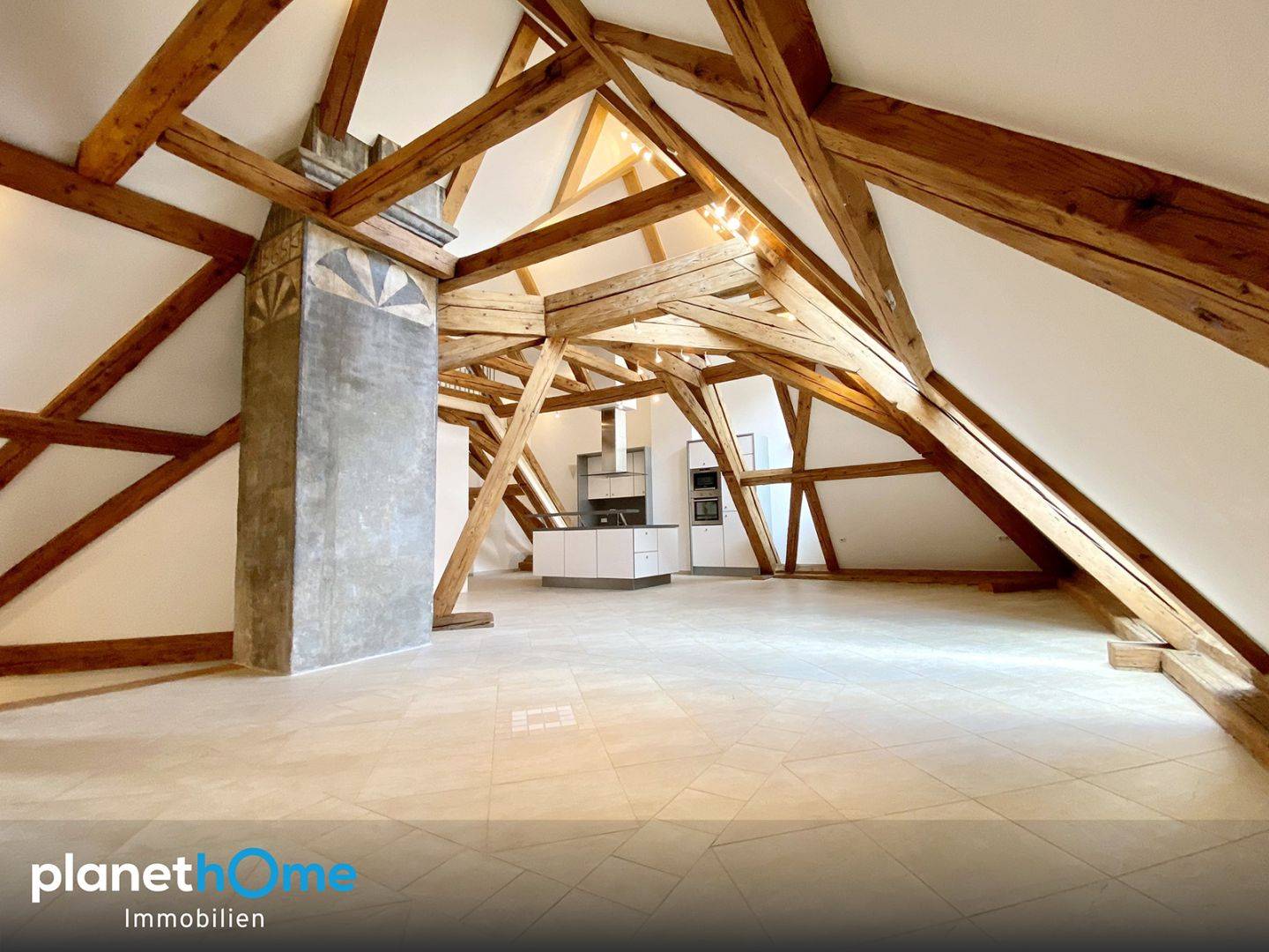 Top floor apartment loft in Vienna roof terrace