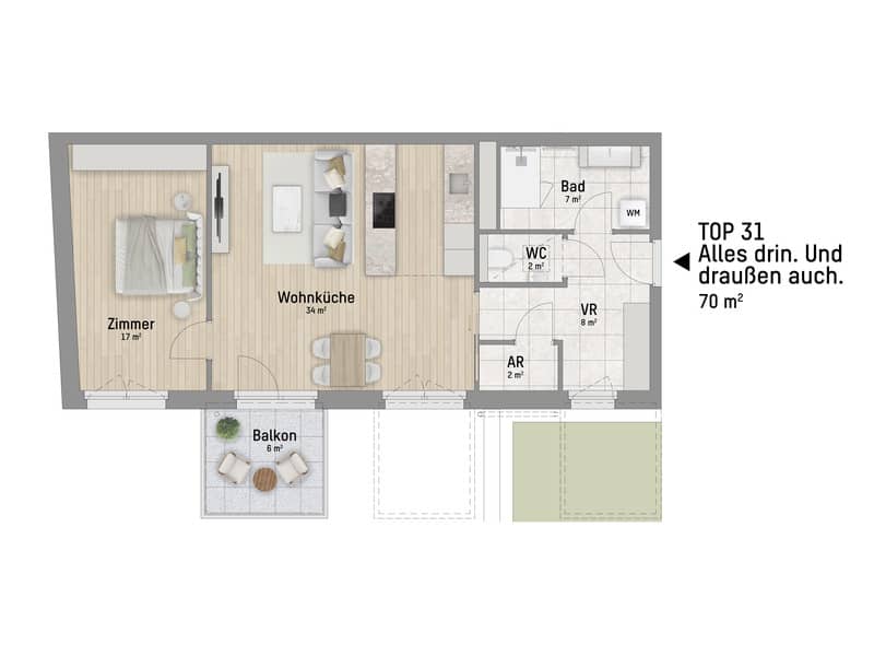 Wohnung Neubau Erstbezug nahe Donau Zentrum U1 Kagran