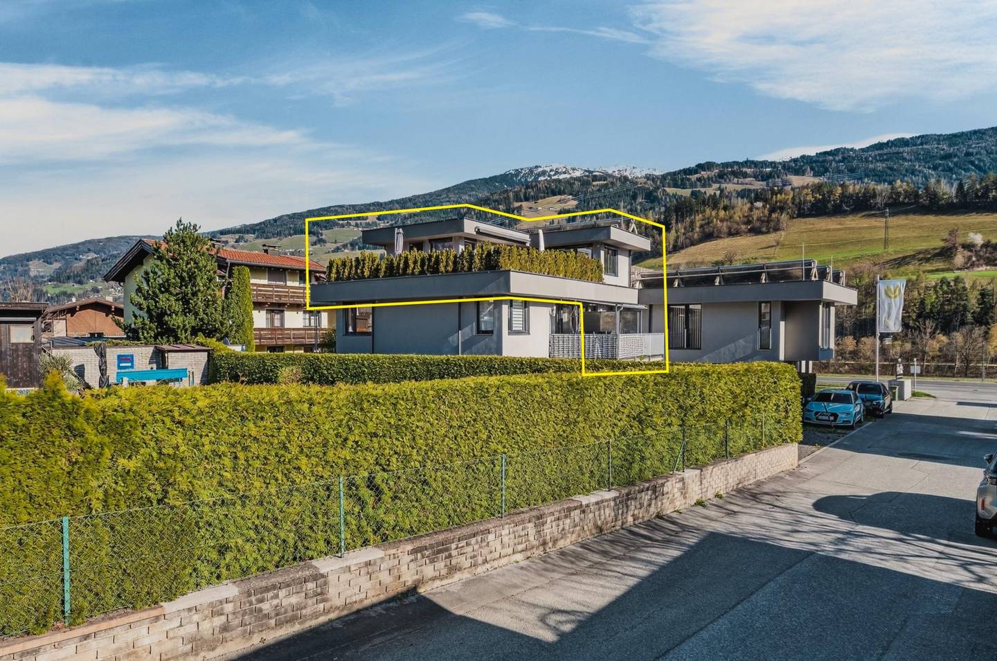 Dachgeschosswohnung mit Dachterrasse Panoramablick