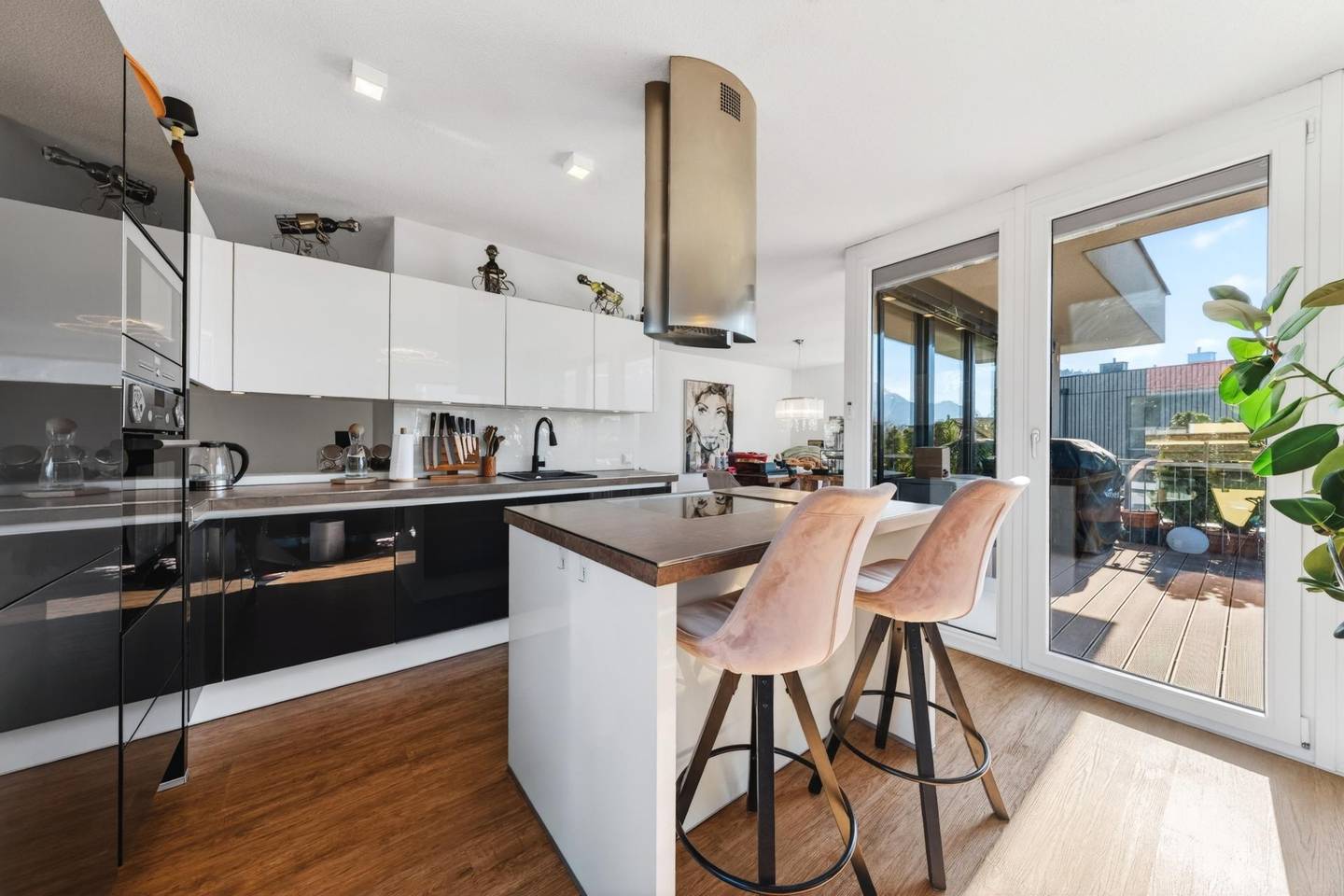 Dachgeschosswohnung mit Dachterrasse Panoramablick