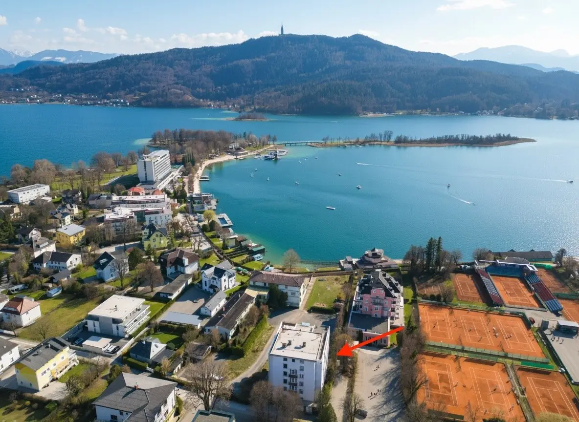 Buy now apartment in Pörtschach am Wörthersee 112 m² with terrace and lake view