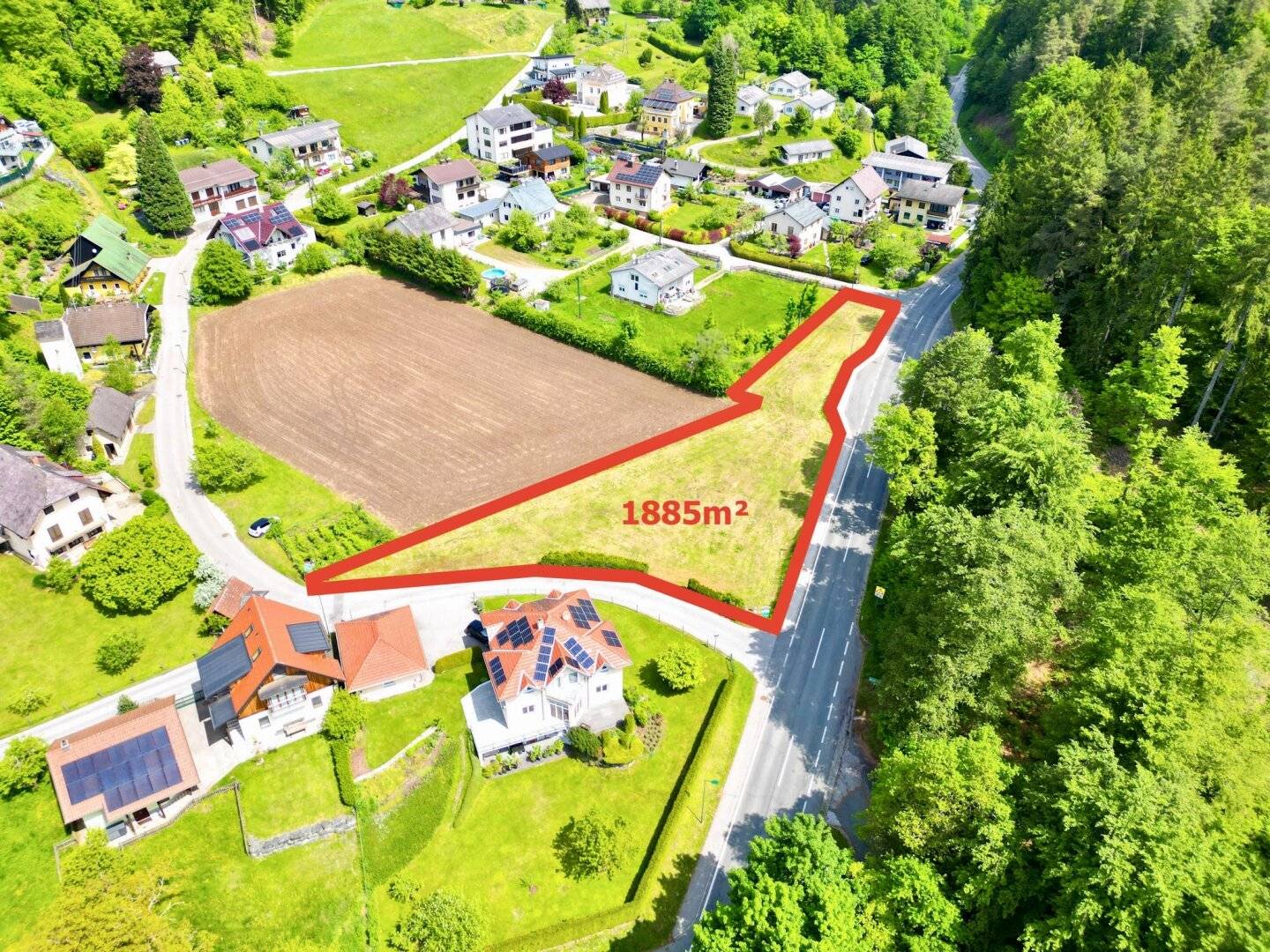 Baugrundstück am Wörthersee, 1885 m²