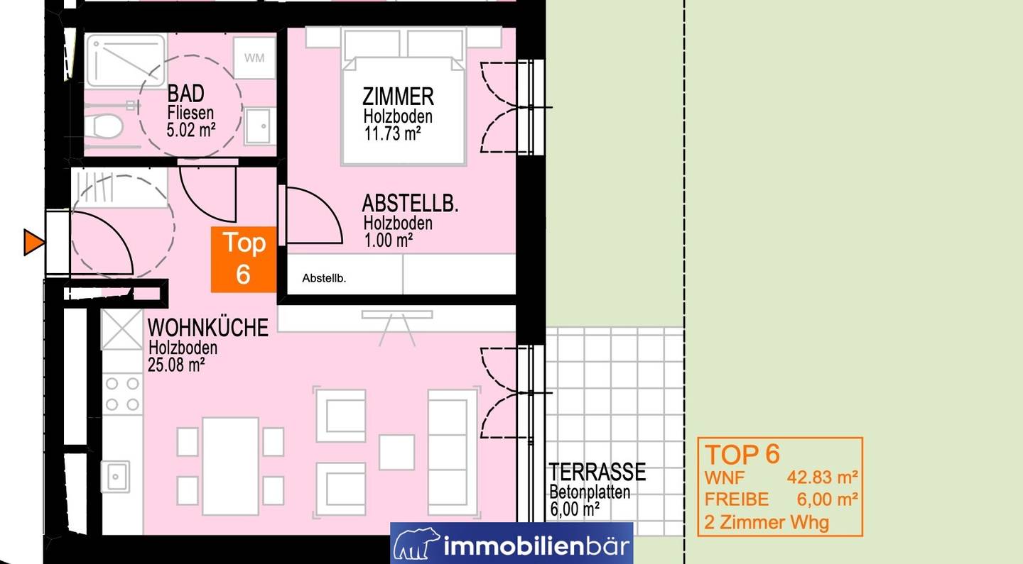 Ground floor apartment new build with terrace and lift