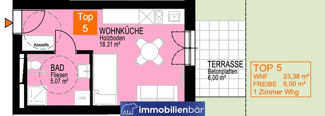 Leistbare Starterwohnung mit Terrasse | Optimal für Eigennutzung & Anlage