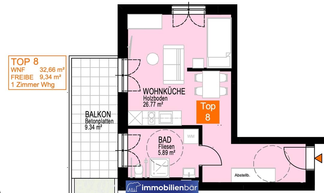 Kompakte Balkonwohnung | Optimal für Eigennutzung & Anlage