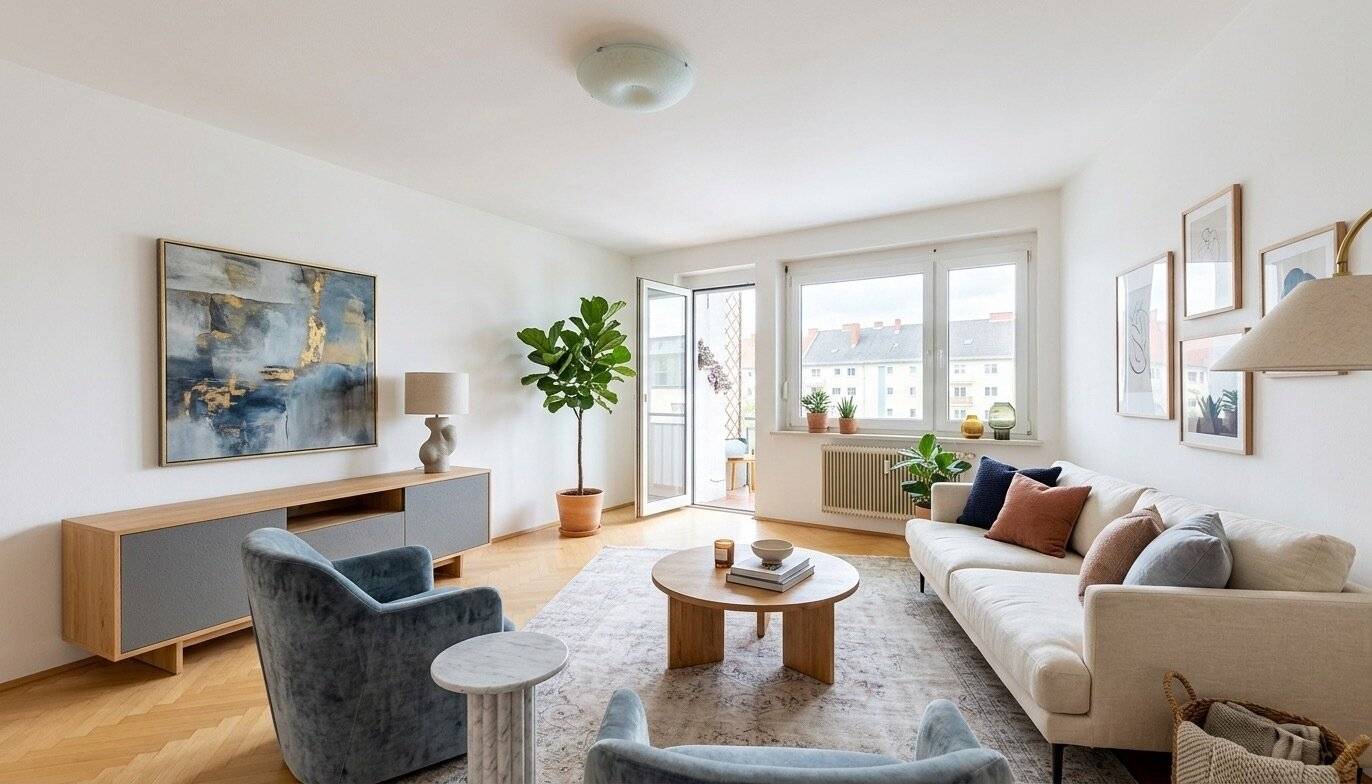 Sonnige 3,5-Zimmer-Wohnung Klagenfurt