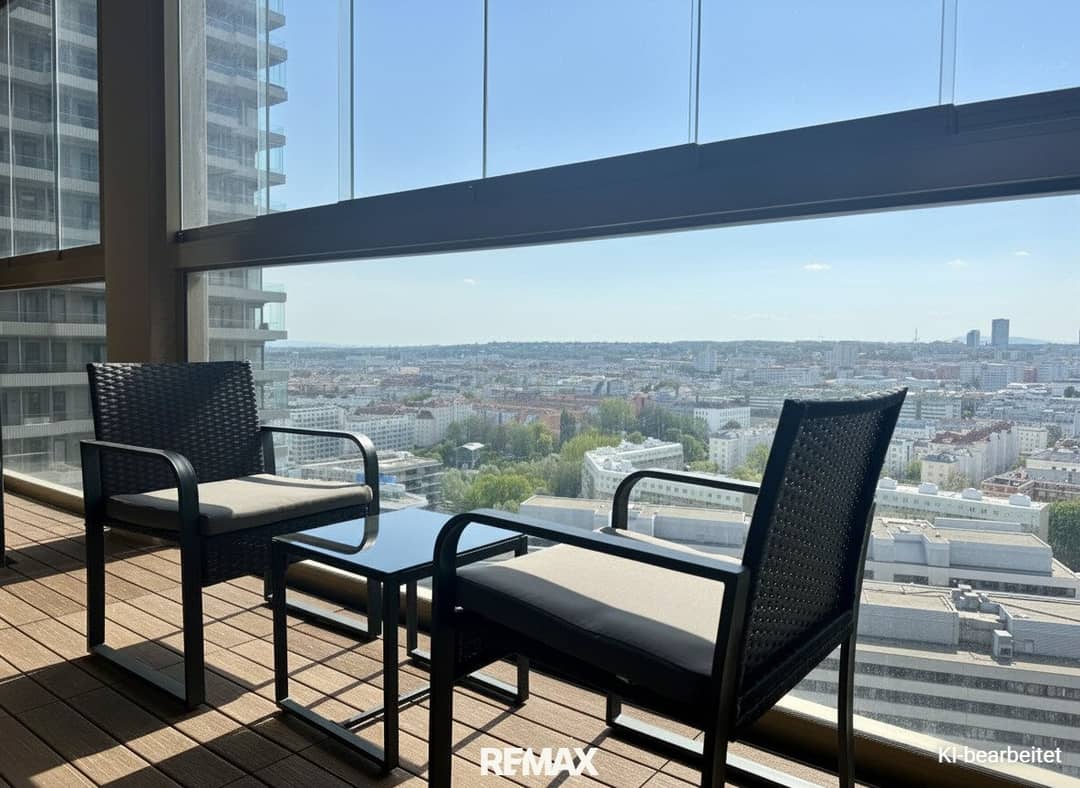 Wohnung Skyline Blick zwanzigste Etage nahe U3 Gasometer