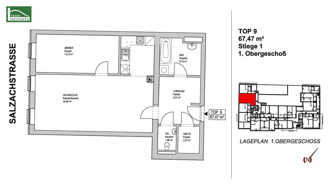 2-Room Apartment in 1200 Vienna, 67m²