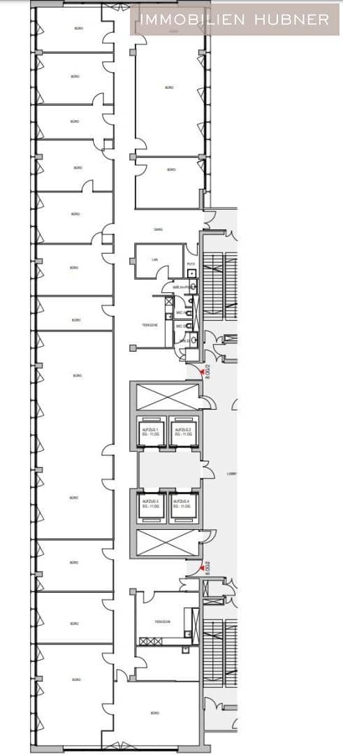 Apartment Entire floor in Ares Tower with air conditioning near U1 Kaisermühlen German titleplaceholder
