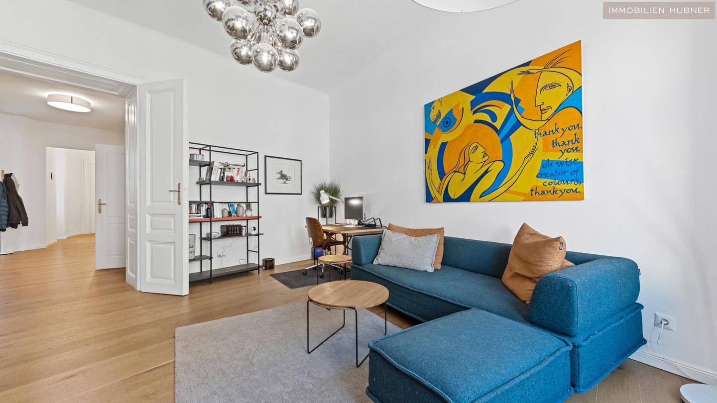 Stilvoll renovierte Wohnung mit Innenhof