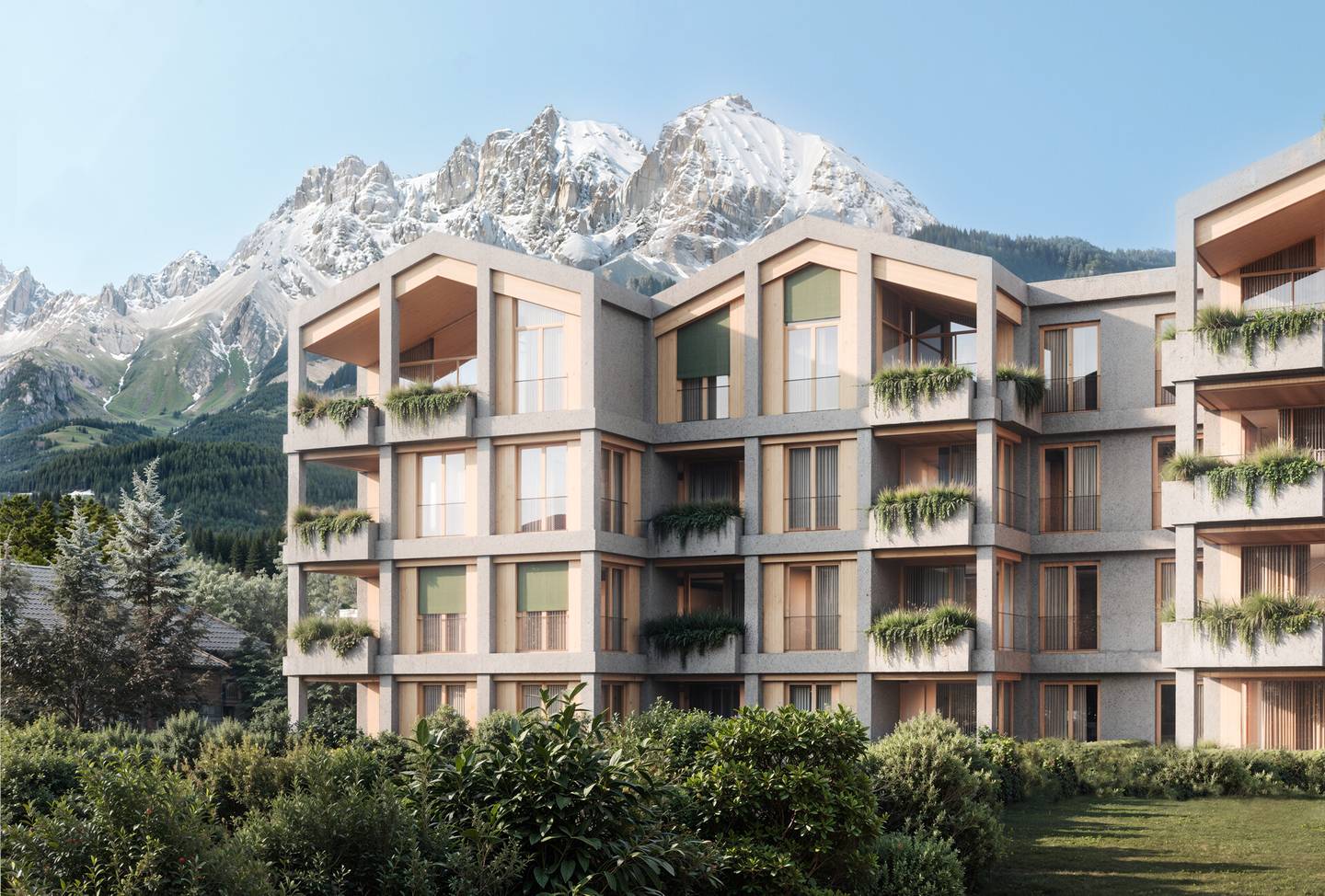 Wohnung mit Garten und Terrasse