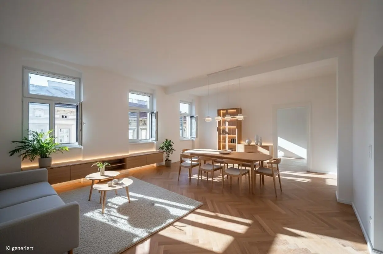 Fully renovated 3-room flat Vienna 5th 78m²