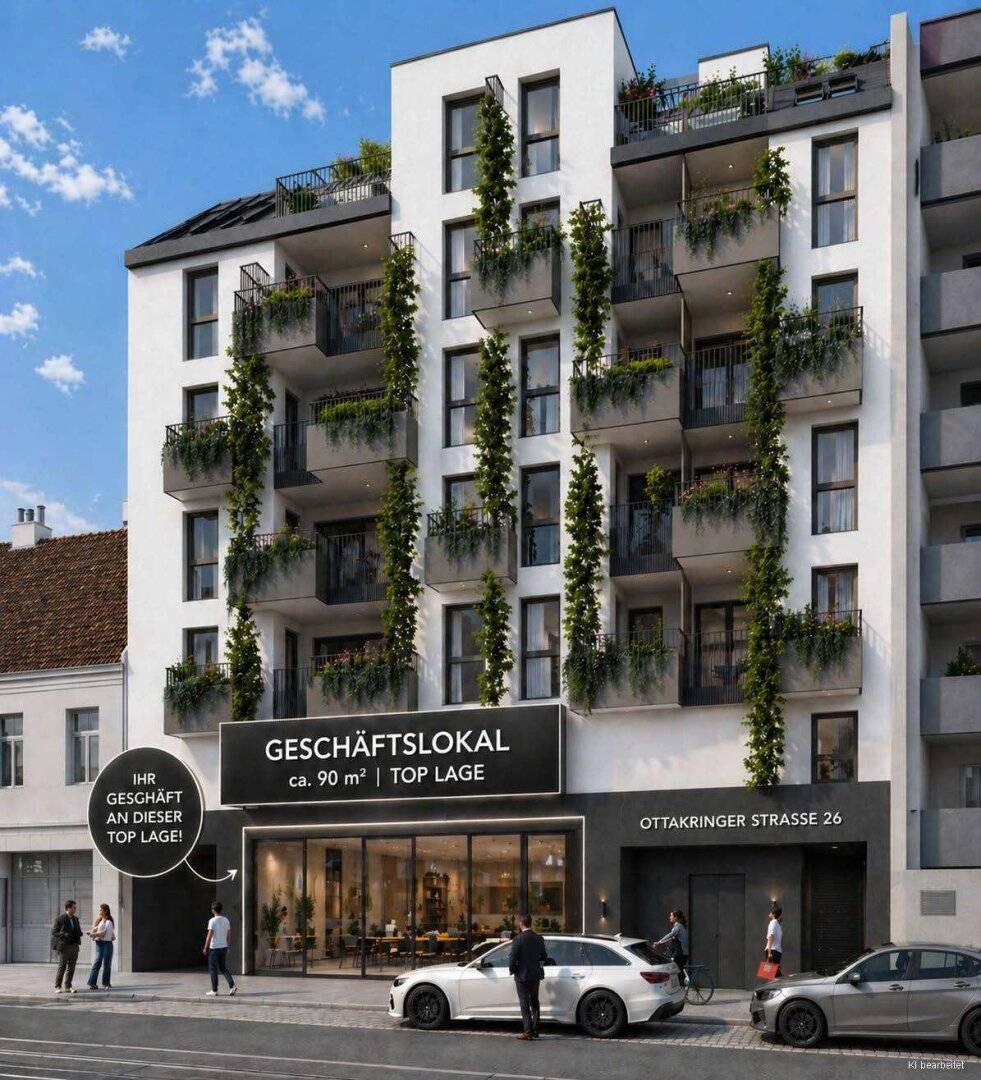 First occupancy directly on Ottakringer Street! Versatile commercial space with a large glass frontage