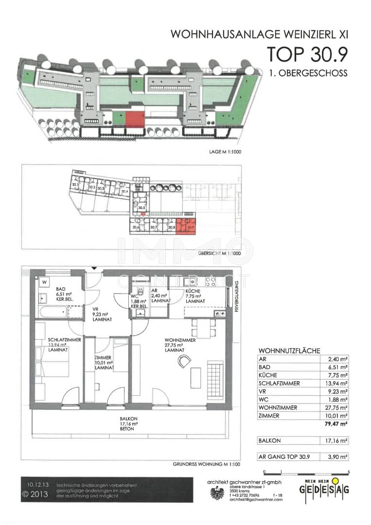 Apartment near Bühl Center with a large loggia