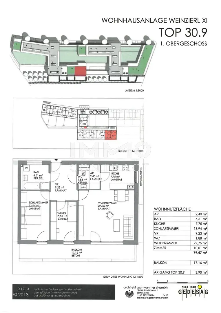 Apartment near Bühl Center with a large loggia