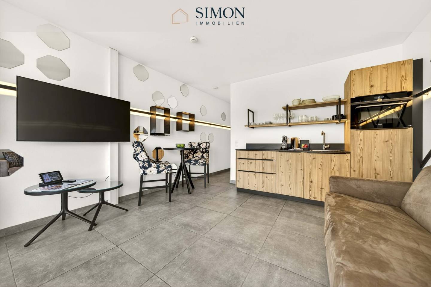 Apartment in a new build with sauna and terrace