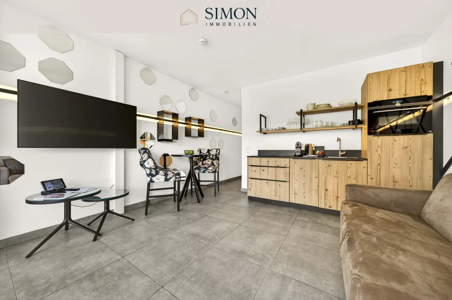 Apartment in a new build with sauna and terrace