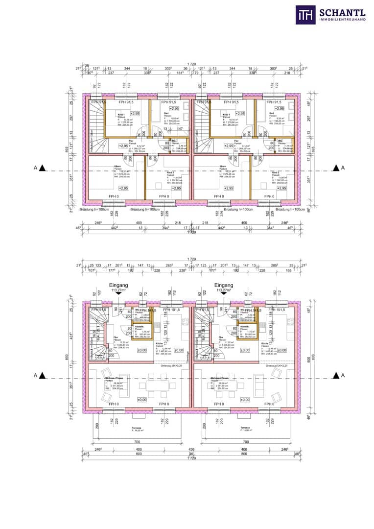 Modernes Doppelhaus mit Garten & Keller