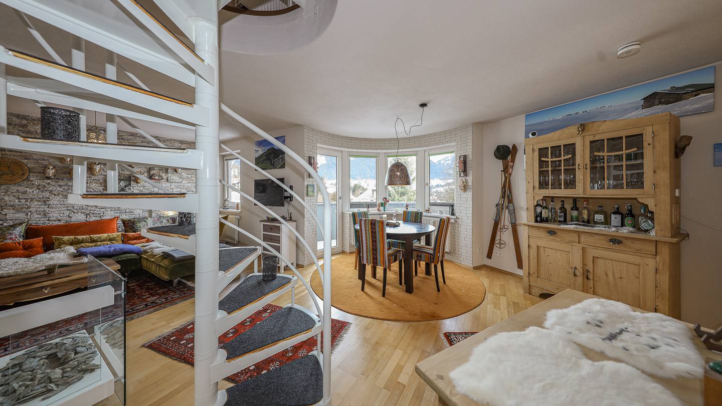 Dachgeschosswohnung Turmzimmer Aussicht