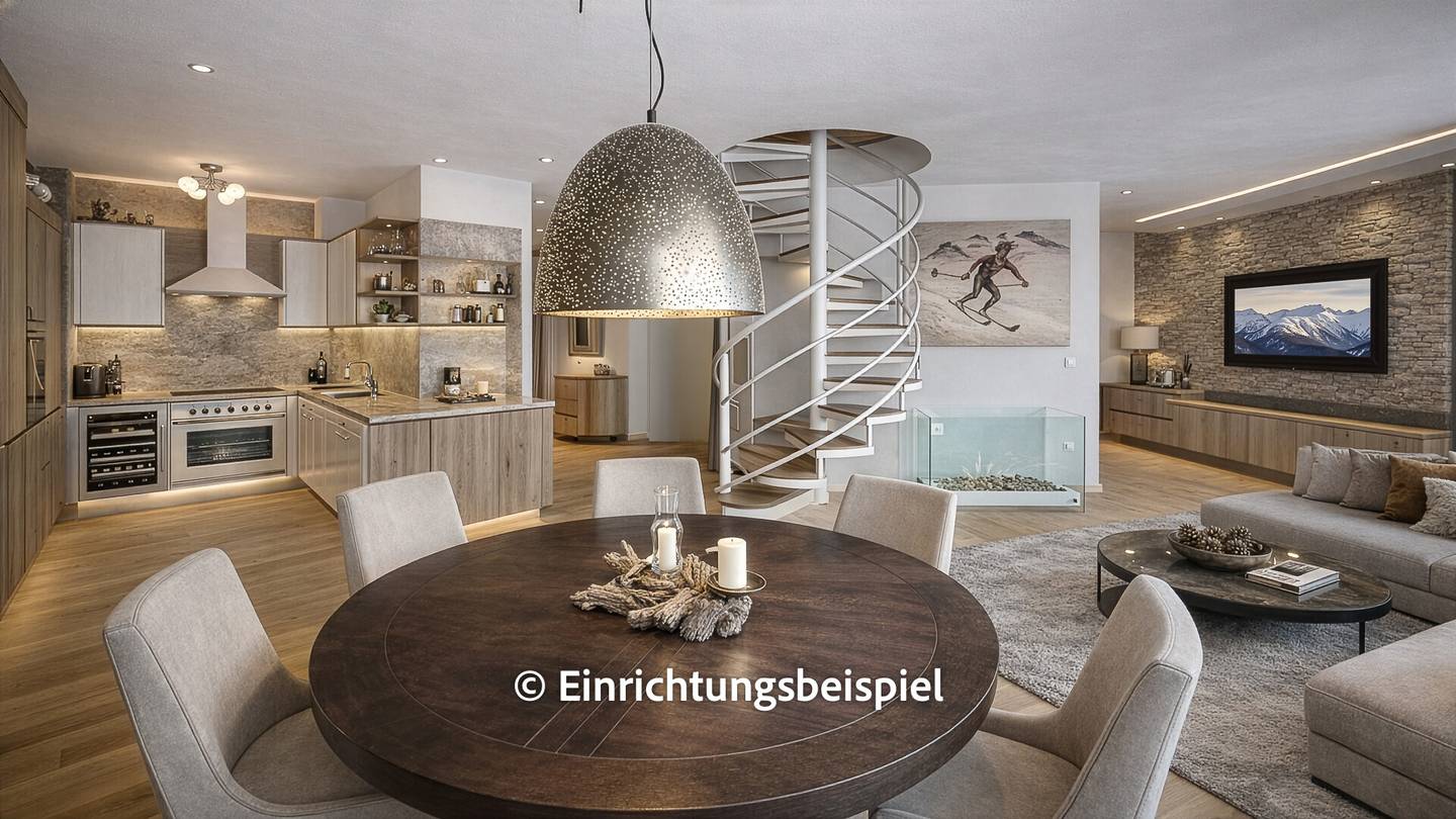 Dachgeschosswohnung Turmzimmer Aussicht